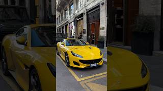 Ferrari Portofino In Milan 🤑ferrari portofino ferrariportofino millan italy carspotting [upl. by Nehpets]