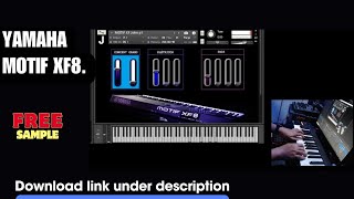 YAMAHA MOTIF XF8  FREE SAMPLE [upl. by Scottie]