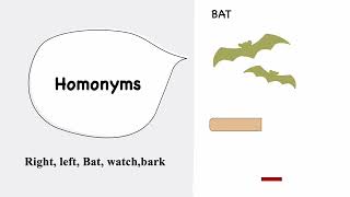 Homonyms  Homophones  Homographs [upl. by Arotak]