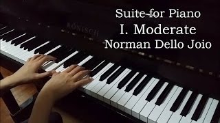 Suite for Piano  I Moderate Dello Joio [upl. by Neroled]