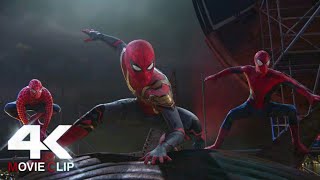 SpiderMan No Way Home Final Battle in Hindi  Tobey Maguire Andrew Garfield and Tom Holland [upl. by Eniledgam]