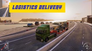 VOLVO FH12 TRANSPORTERS LOADER CRANE TRUCK amp LOGISTICS SIMULATOR [upl. by Tate1]