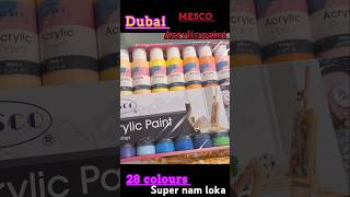 Mesco acrylic paint dubailife dubaishort dubaishop [upl. by Beaner]