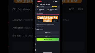 CryptoTab Farm Pro testimonial bitcoinmining [upl. by Wehtam621]