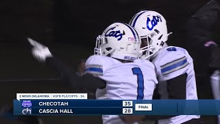 Cascia Hall vs Checotah highlights [upl. by Airtemak]