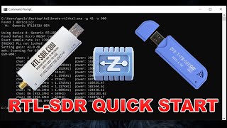 RTLSDR Quick Start Guide  Driver amp Calibration [upl. by Aidole839]