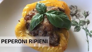 PEPERONI RIPIENI DI CARNE [upl. by Downs797]