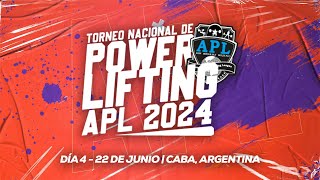 DÍA 4  Torneo Argentino de Power Lifting APL  CABA 2024 [upl. by Mot]