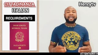 Cittadinanza italiana requisiti  Italian citizenship requirements [upl. by Girish]