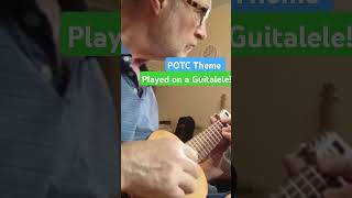 Hes a Pirate Guitalele Cover ukulele piratesofthecaribbean guitalele guitalelecover [upl. by Morita]