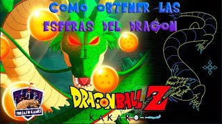 COMO ENCONTRAR LA ESFERAS DEL DRAGON  DRAGON BALL Z KAKAROT GUIA  TUTORIAL [upl. by Nirehtac757]