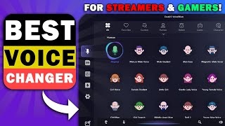 BEST RealTime Voice Changer for YOUTUBERS amp STREAMERS on PC [upl. by Naletak]