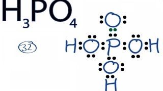 H3PO4 Lewis Structure How to Draw the Lewis Structure for H3PO4 [upl. by Enniroc]