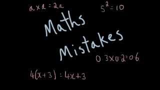 Maths Mistakes  Expanding Brackets [upl. by Noivax]