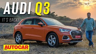 2022 Audi Q3 review  Lovable Audi junior SUV is back with a bang  First Drive  Autocar India [upl. by Ellienad540]