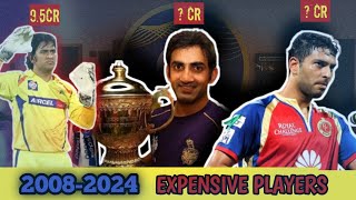 20082024 IPL Auctions Top Expensive Players  IPL Auction [upl. by Desmund800]