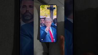 Xiaomi 15 Pro Hyper OS Live Wallpaper Animation Donald Trump Wow shorts [upl. by Ralip235]