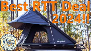 Best roof top tent deal 2024 Wildfinder This is the one [upl. by Pepe]