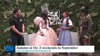 Land of Oz theme park to open in September [upl. by Llennol808]