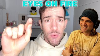 Codfish Beatbox Reaction  Eyes on Fire Blue Foundation Cover [upl. by Elleinnad921]