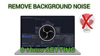 Remove Background noise in OBS studio  3 settings to remove unwanted noise [upl. by Yelsha]