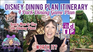 Disney Dining Plan 2024  Itinerary [upl. by Valera467]