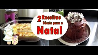 2 Receitas fáceis Batata Gratinada  Chocotone Recheado [upl. by Gerg34]