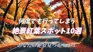 何度でも行ってしまう絶景紅葉スポット10選！あなたの絶景見つかります！ 2024年の関東周辺の紅葉予想日は？ [upl. by Massie]