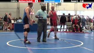 Matthew Bartlett vs Aaron Sorani at 2013 Veterans Nationals  Freestyle [upl. by Yrneh397]