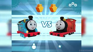 Thomas amp Friends Magical Tracks 🌈🚦✨ Thomas VS James Hit Play Join the Adventure Fun Racing Games [upl. by Tallbott]