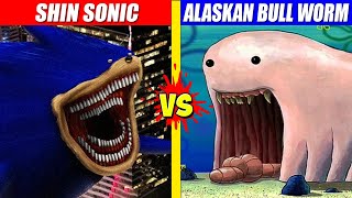 Shin Sonic Tapes vs Alaskan Bull Worm  SPORE [upl. by Nahtam722]