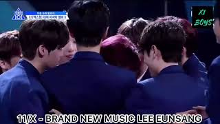 Produce X 101 Final Rank 111 Debut Announcement [upl. by Nimoynib396]