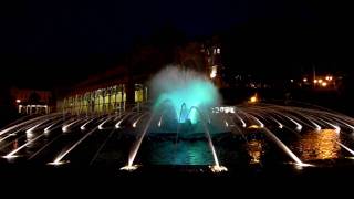 Mariánské Lázně Singing Fountain at Night [upl. by Adaurd681]