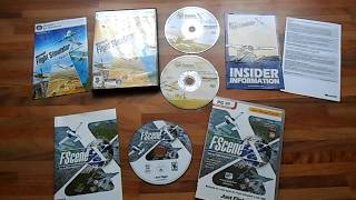 FLIGHT SIMULATOR X DELUXE EDITION PC DVD ROM GAME INC FSCENE X EXPANSION PACK [upl. by Shira]