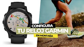 CONFIGURA TU RELOJ GARMIN PARA NAVEGACION EN MONTAÑA  BeFinisher [upl. by Notlimah]