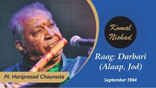 Raag Darbari Aalap  Pt Hariprasad Chaurasia  Hindustani Classical Bansuri  Flute  Part 14 [upl. by Names588]