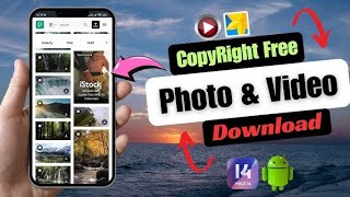 How To Download Copyright Free Images From App  Copyright free images for youtube  Bushukitech1 [upl. by Fair]