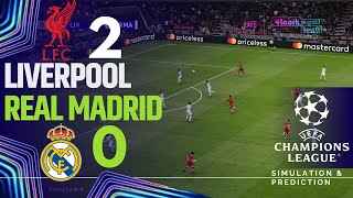 LIVERPOOL 20 REAL MADRID • Highlights • Champions League 2425  SimulationRecreation [upl. by Constantina]