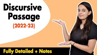 Discursive Passage Class 9Class 10  Unseen Passage  Reading Comprehension  English Grammar [upl. by Melony]