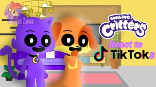 Smiling Critters React to TikToksPoppy Playtime Chap3Gacha Plus [upl. by Aikin]