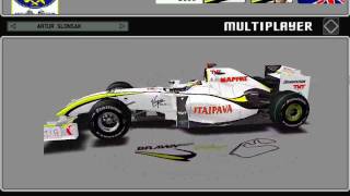 F 1 2009 Brawn GP Virgin [upl. by Haneen]