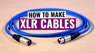 Make your own XLR audio cables [upl. by Nilrac]