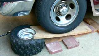 How to break an ATV tire beadMOV [upl. by Assenar]