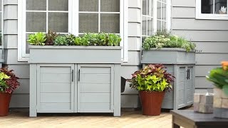 How to Build a Planter with Hidden Storage [upl. by Novel]