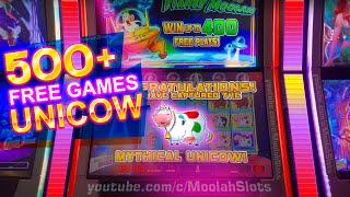 UNICOW 500 FREE GAMES on Invaders Return From the Planet Moolah  CASINO SLOTS FREE GAMES [upl. by Eenert]