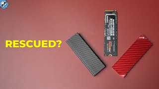 Can a budget M2 heatsink save a hot SSD ft Jonsbo M2 Heatsink [upl. by Nivlac]