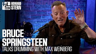 Bruce Springsteen Talks Drumming With Max Weinberg [upl. by Jahn]