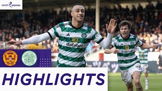 Motherwell 13 Celtic  Two Stoppage Time Goals Give Bhoys Victory  cinch Premiership [upl. by Tanhya87]