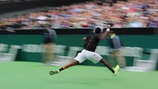 Gael Monfils 25 Impossible Sprints That Shocked The Tennis World Super Speed [upl. by Xylina995]