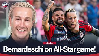 Federico Bernardeschi Talks Hairstyle MLS AllStar Match and Toronto FCs Improvement [upl. by Neelya23]